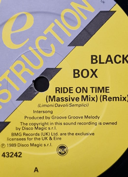 Black Box Original Record Label