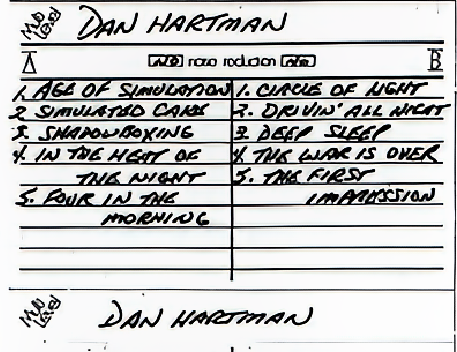 Dan Hartman - White Boy original listing