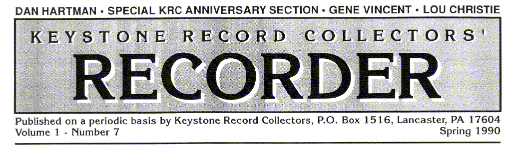 Keystone Record Collectors Recorder